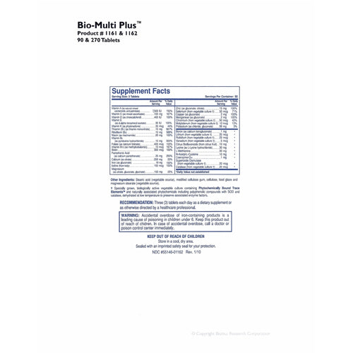 Bio Multi Plus- 270 Tablets