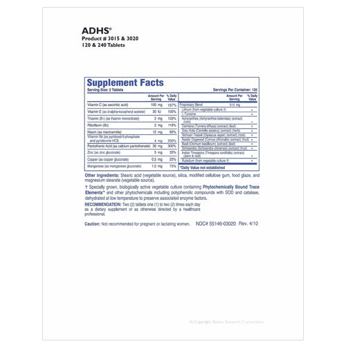 ADHS-240 Tablets