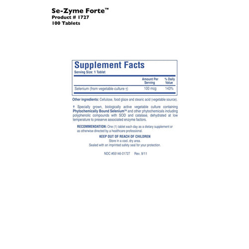 Se-zyme Forte-100 Tablets
