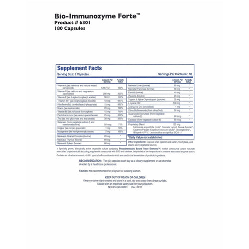 Bio Immunozyme Forte-180 Tablets
