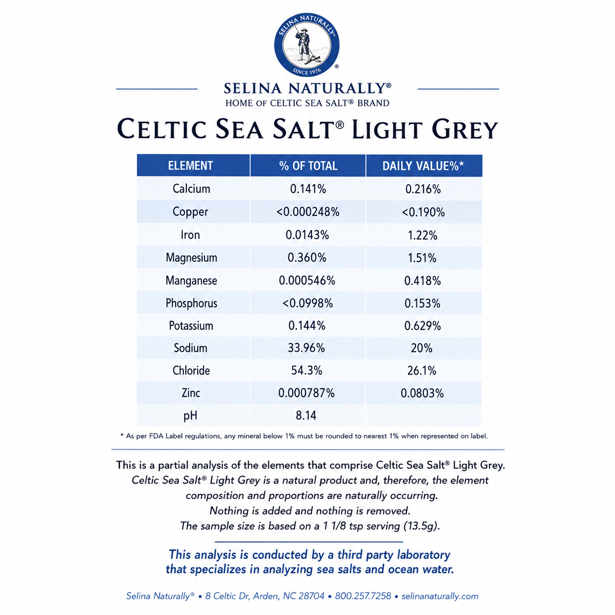 Celtic Sea Salt® Light Grey- 1lb