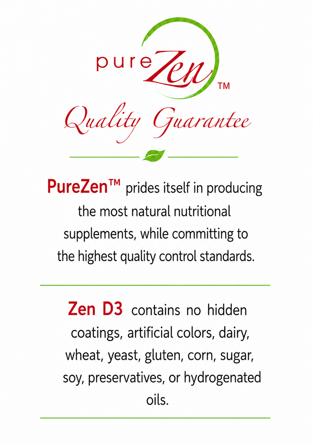 Zen D3 (50,000IU)- 100 Capsules