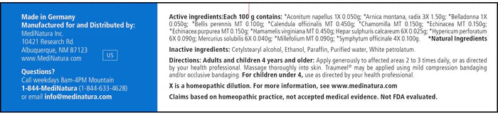 Traumeel Ointment - 3.53 oz (01316)