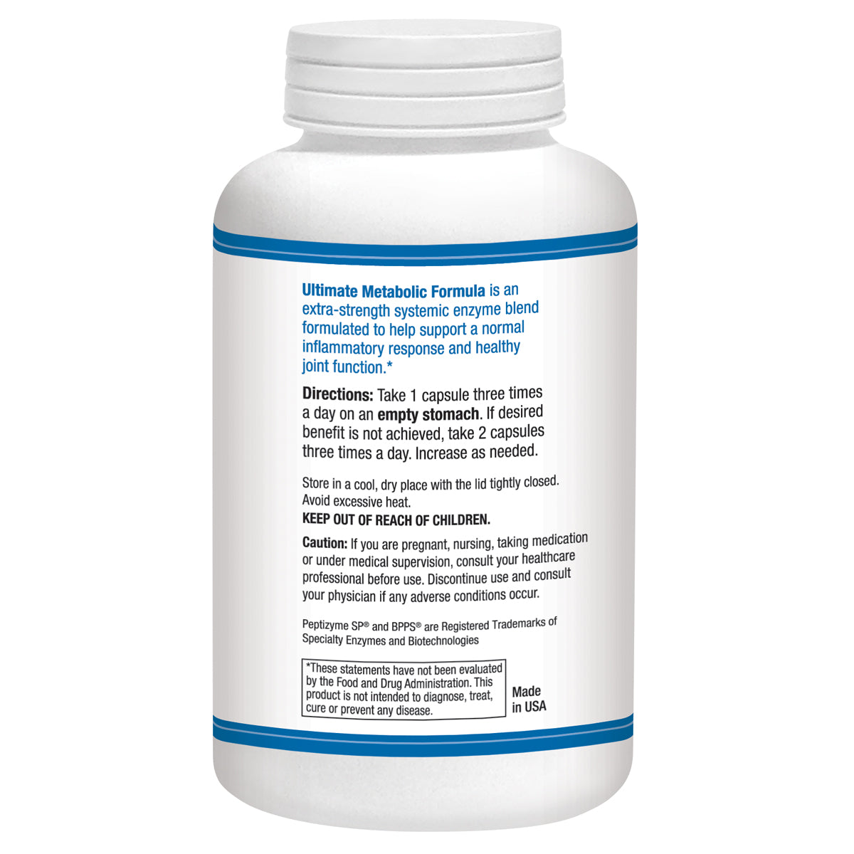 Ultimate Metabolic Formula - 200 Capsules