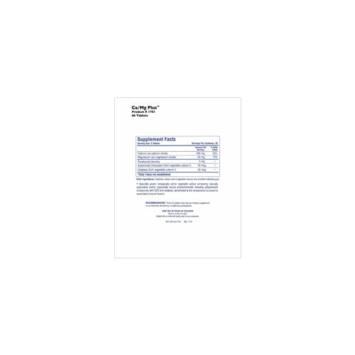 Ca/mg Plus-60 Tablets