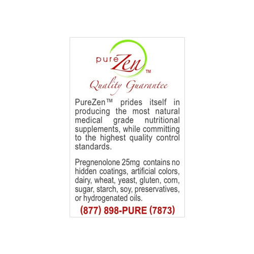 Pregnenolone 25mg- 90 capsules