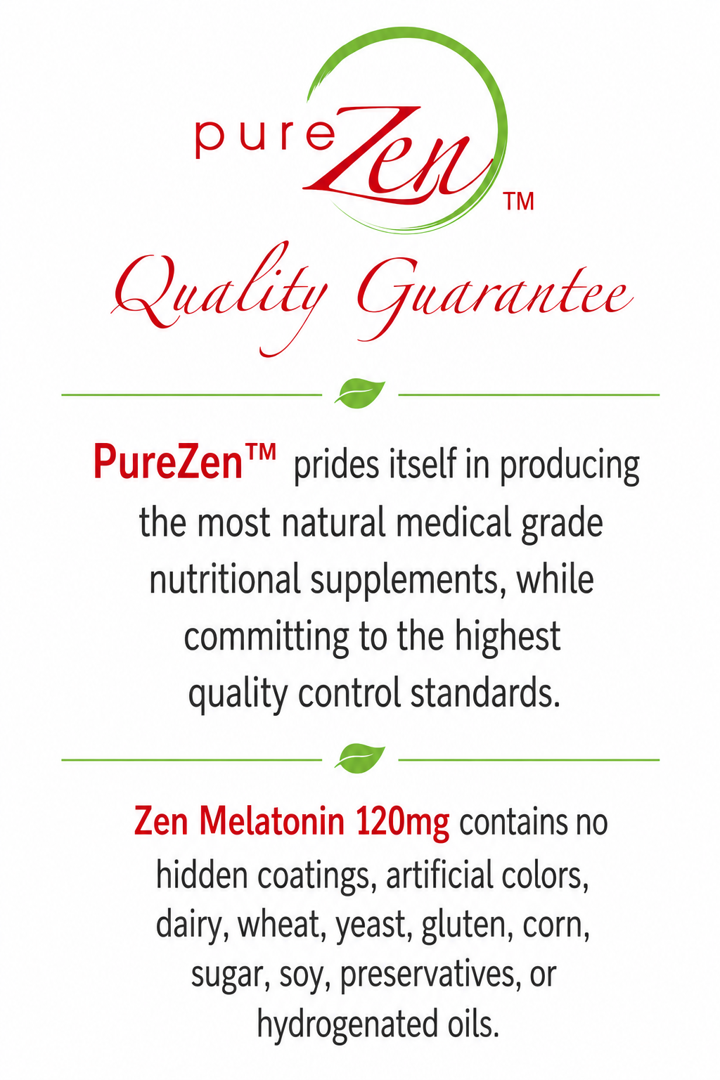 Zen Melatonin 120mg - 100 Capsules