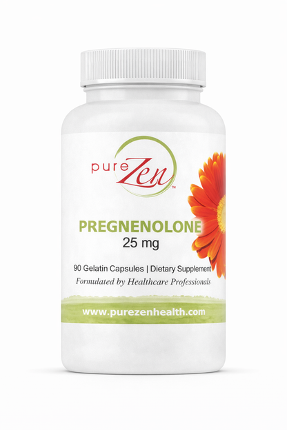 Pregnenolone 25mg- 90 capsules