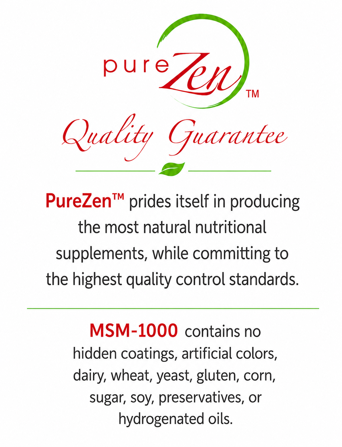 MSM 1000- 270 Capsules