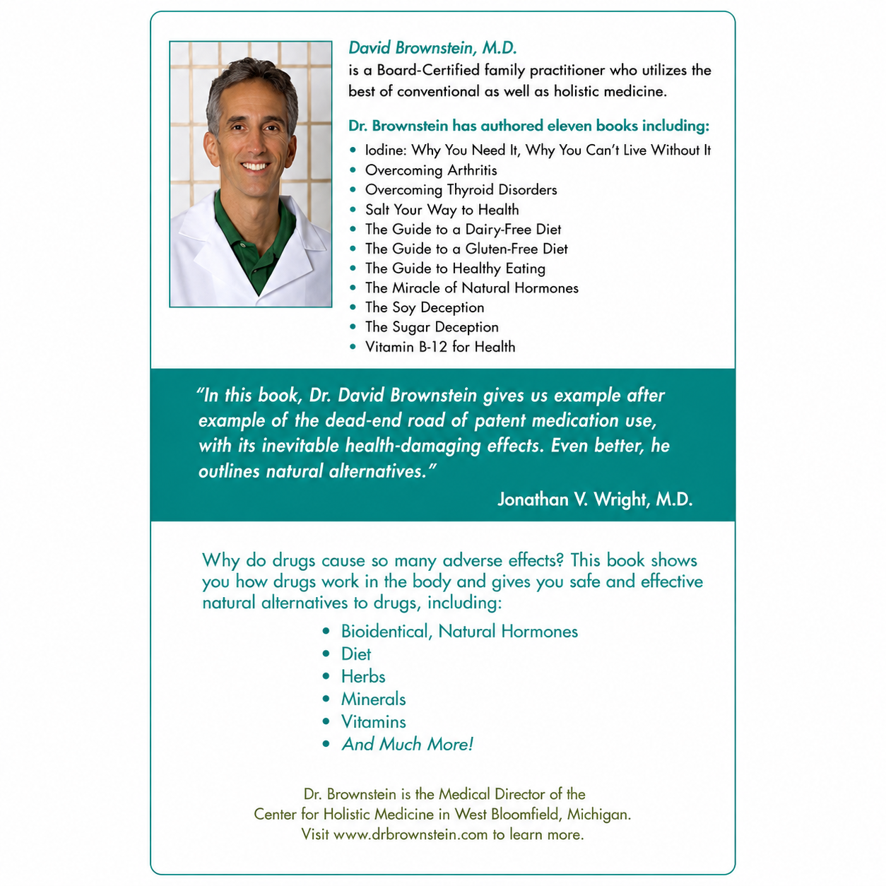 Drugs that Don't Work and Natural Therapies That Do