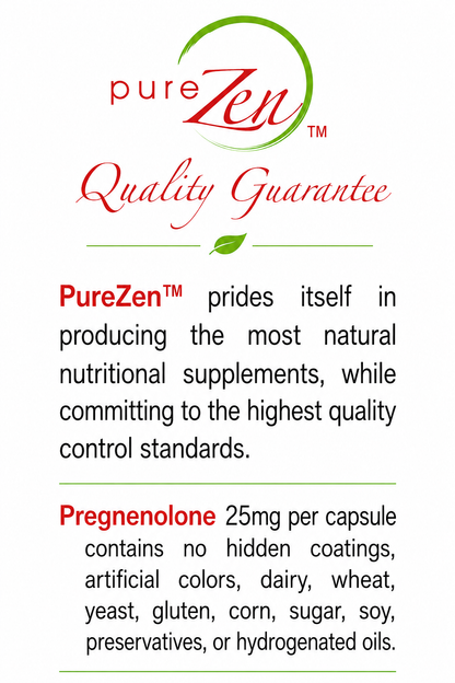 Pregnenolone 25mg- 90 Capsules