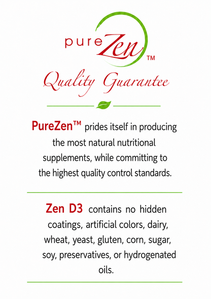 Zen D3 (50,000IU)- 100 Capsules