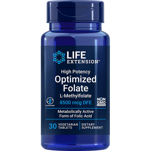 High Potency Optimized Folate (l-methylfolate) - 30 Tablets